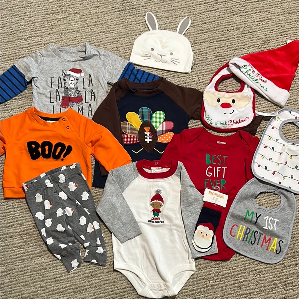 Baby Holiday Clothing Lot